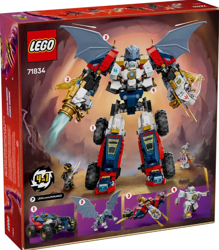 LEGO NINJAGO Zane’s Ultra Combiner Mech – 71834