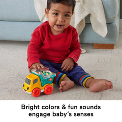 Fisher-Price Poppity Pop Dump Truck Push-Along Toy Ball Popper Vehicle For Infants