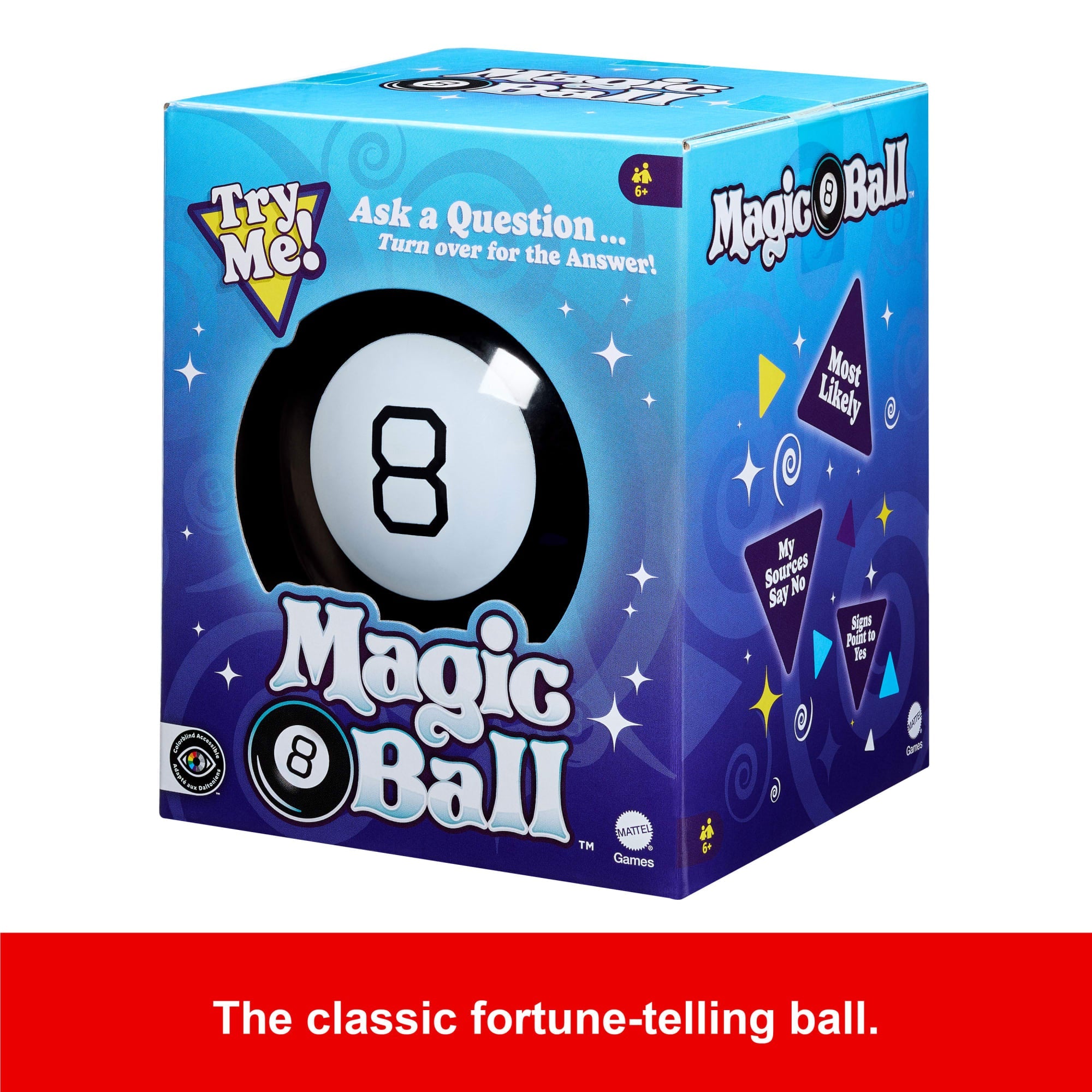 Magic 8 Ball Novelty Game For Kids, Adult, Family & Game Night